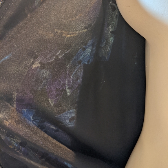 VTG 80s Metallic Bomber Jacket - Picture 6 of 9